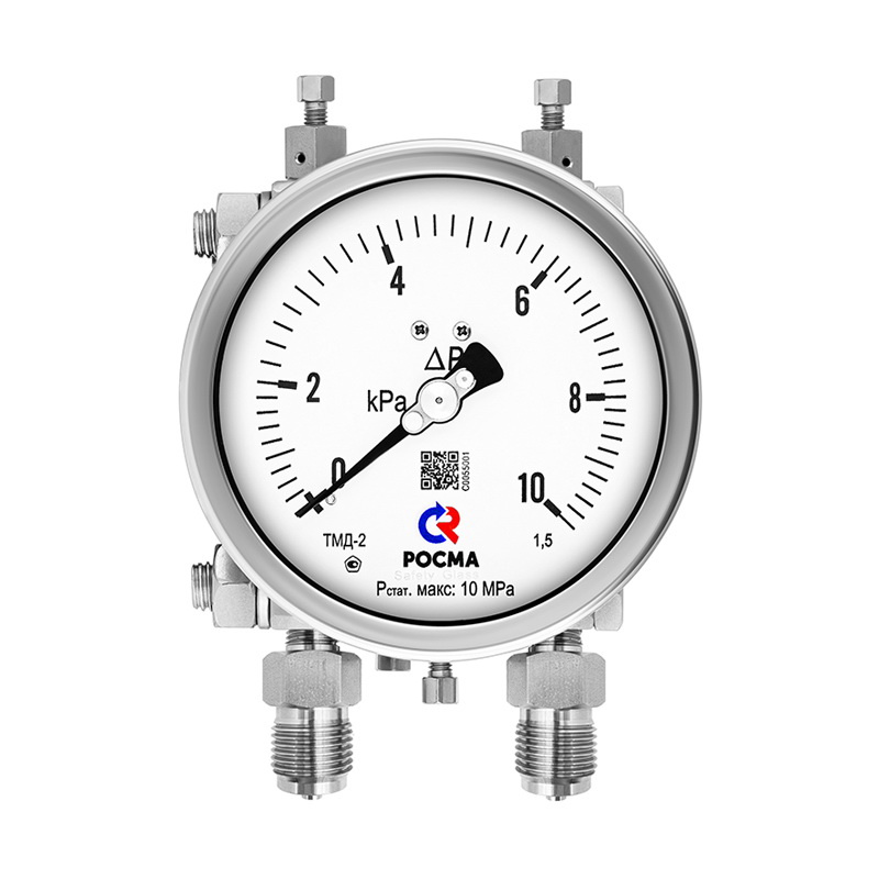 Манометры дифференциальные ТМД-2 серии 21 с высокой перегрузкой картинка